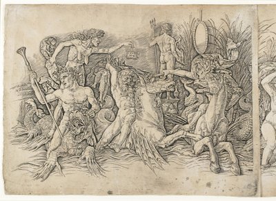 Battle of the Sea Gods by Andrea Mantegna